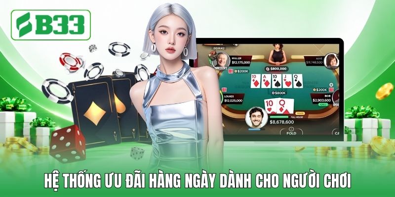 Hệ thống ưu đãi hàng ngày dành cho người chơi Hệ thống ưu đãi hàng ngày dành cho người chơi